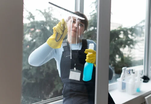 Nettoyage de vitres intérieures et extérieures à Linay